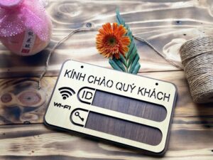 Bảng tín hiệu gỗ 15