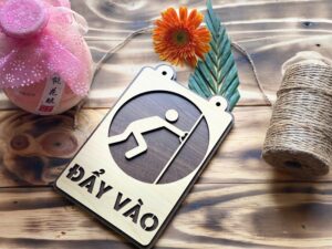 Bảng tín hiệu gỗ 21