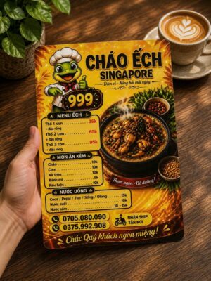 Menu gỗ in UV 01